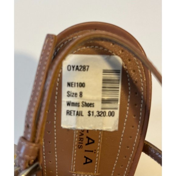 Alaia Purple Cutout Studded Slingback Heels, Size 8 (US) 38 (IT), New! $1,320 - Picture 10 of 11